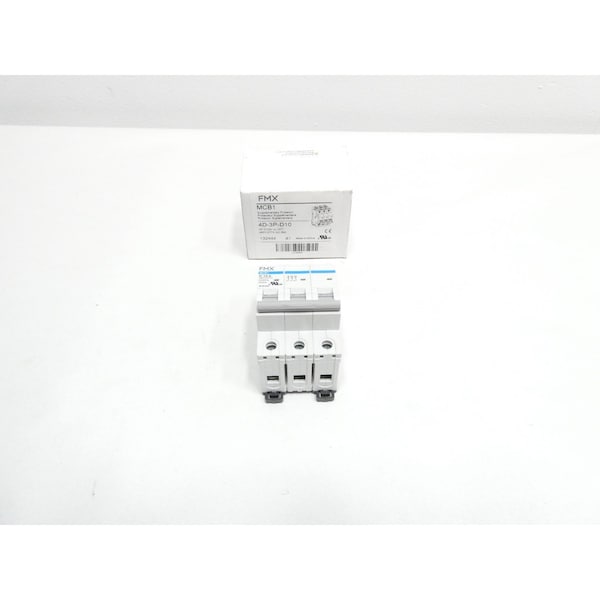 Fmx 3P 10A AMP 480V-AC MINIATURE CIRCUIT BREAKER MCB1 4D-3P-D10 - main